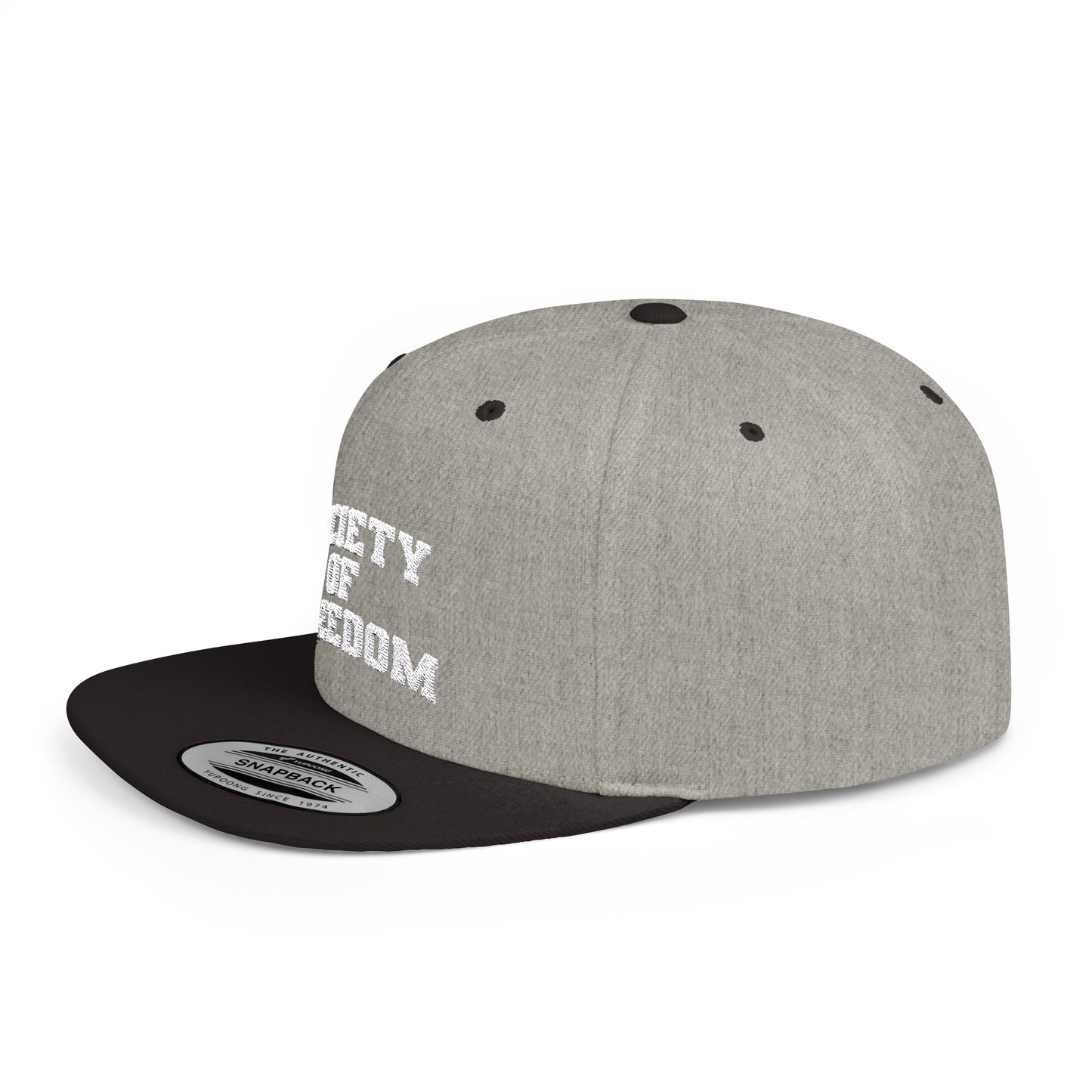 S.O.F. White Lettering Flat Bill Snapback