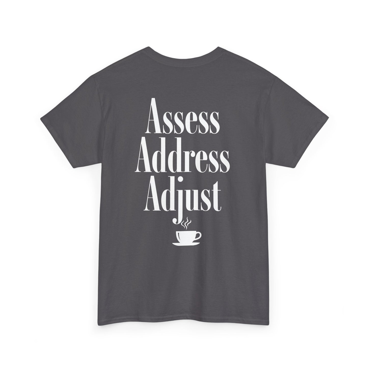 Coffee with Rios Triple A Men's Acid Washed Heavy Oversize Tee