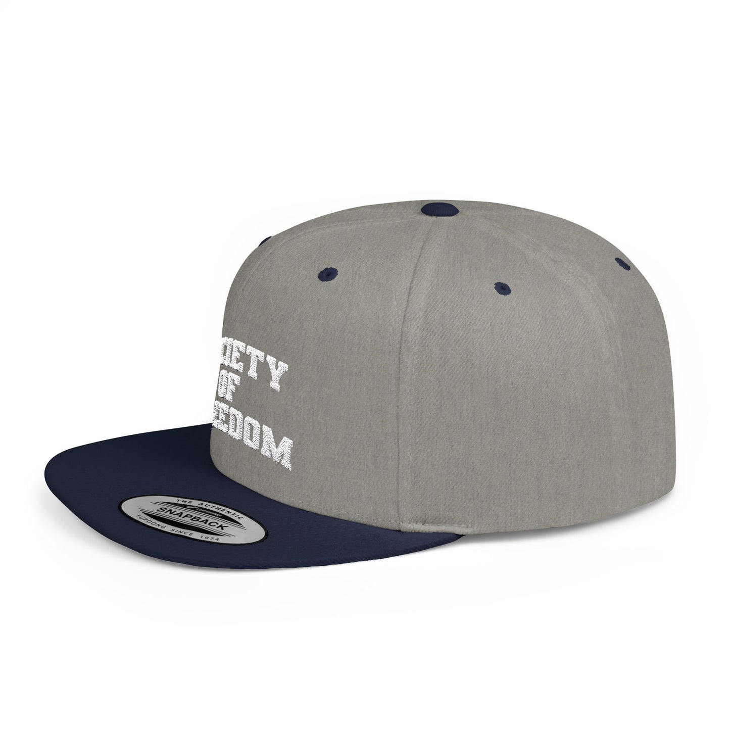 S.O.F. White Lettering Flat Bill Snapback