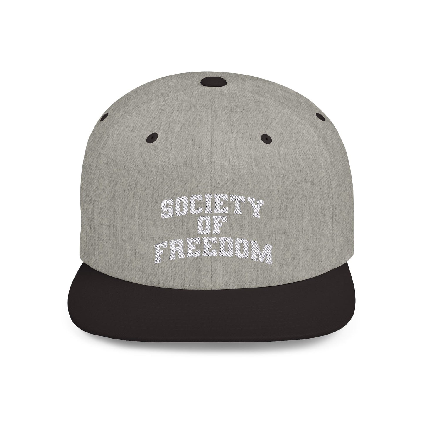 S.O.F. White Lettering Flat Bill Snapback
