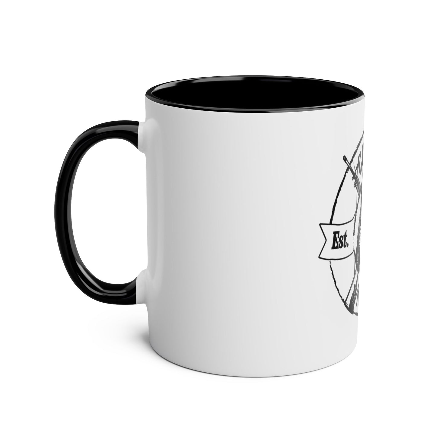 Two-Tone Coffee Mugs, 11oz