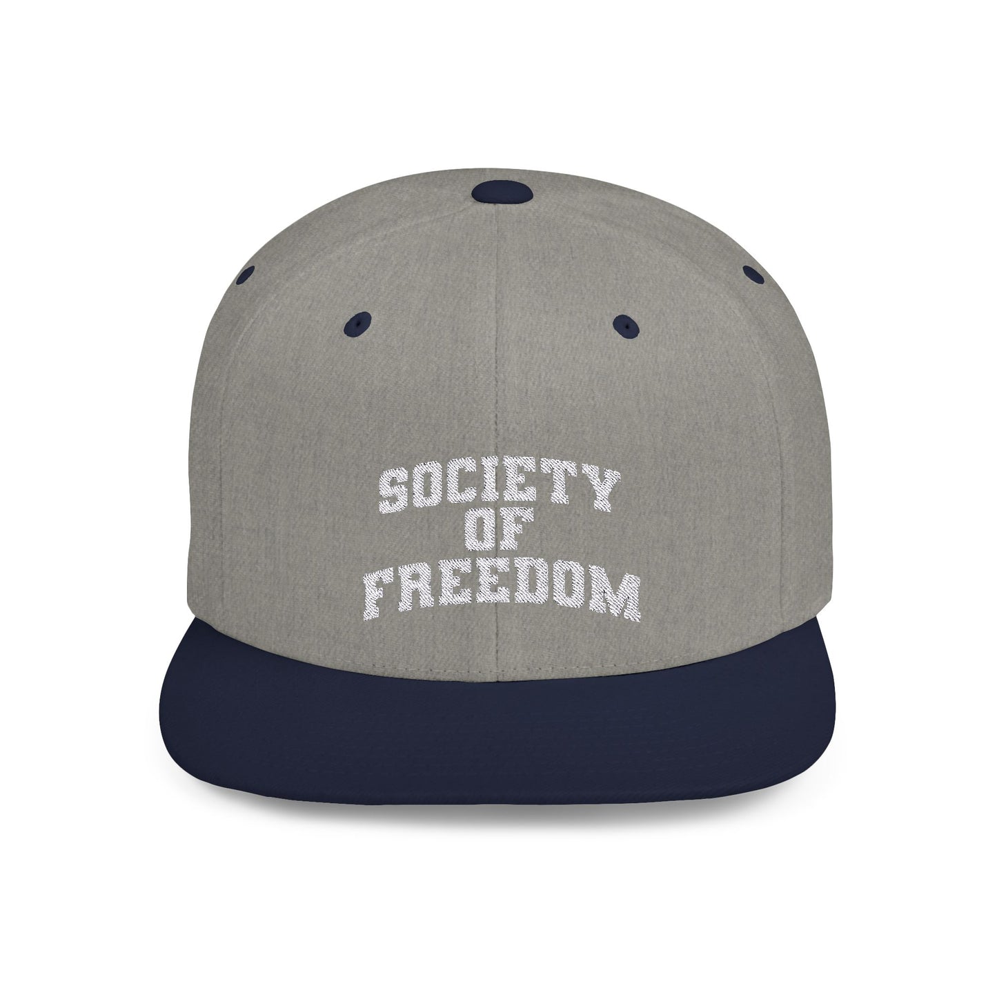S.O.F. White Lettering Flat Bill Snapback