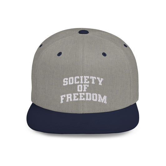S.O.F. White Lettering Flat Bill Snapback